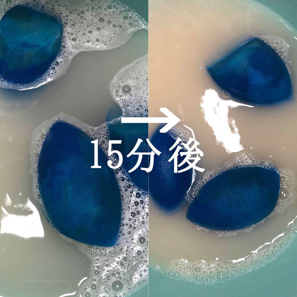 パフ・スポンジ専用洗剤/DAISO/その他化粧小物を使ったクチコミ（3枚目）