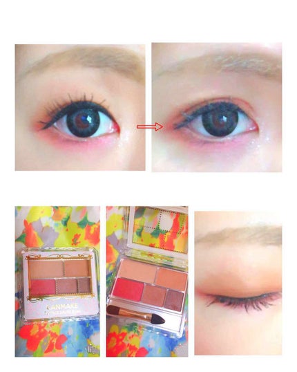 パーフェクトマルチアイズ/キャンメイク/アイシャドウパレットを使ったクチコミ(1枚目)