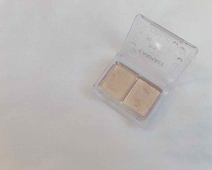 ジュエリーシャドウベール 02 ロマンティックゴールド/キャンメイク/アイシャドウパレットを使ったクチコミ(2枚目)