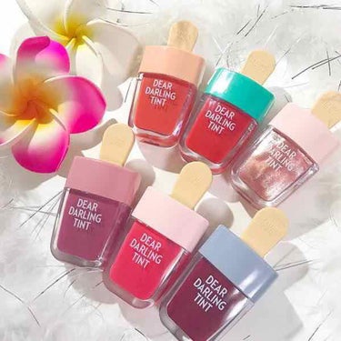 ETUDE HOUSE！！！
ティントシリーズ！！！

ディアダーリンジェルティント！！！

発色…バッチリ！ティントだから落ちにくい！！！
ツヤ感…少しだけ！

値段は、安いです！！！
1000円以下