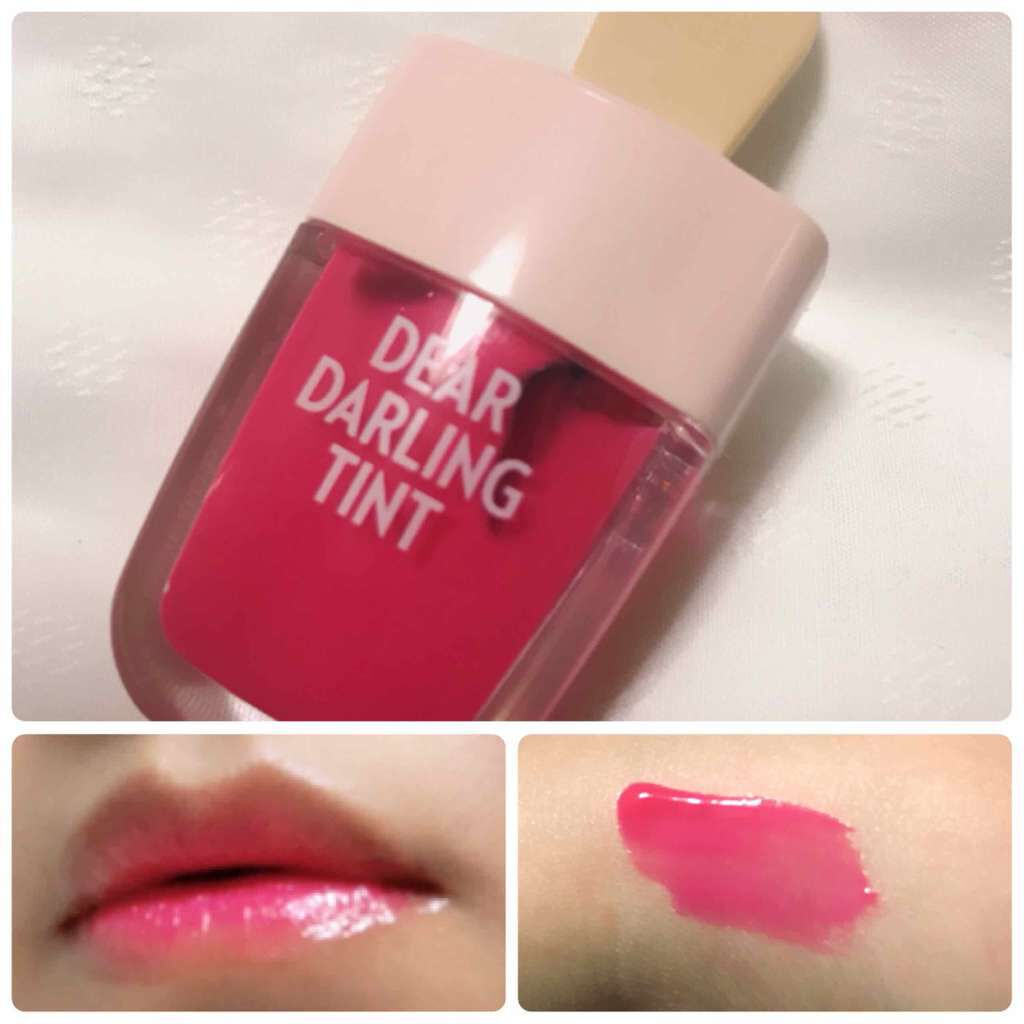 ディアダーリン ウォータージェルティント (アイスティント)/ETUDE/口紅を使ったクチコミ(1枚目)