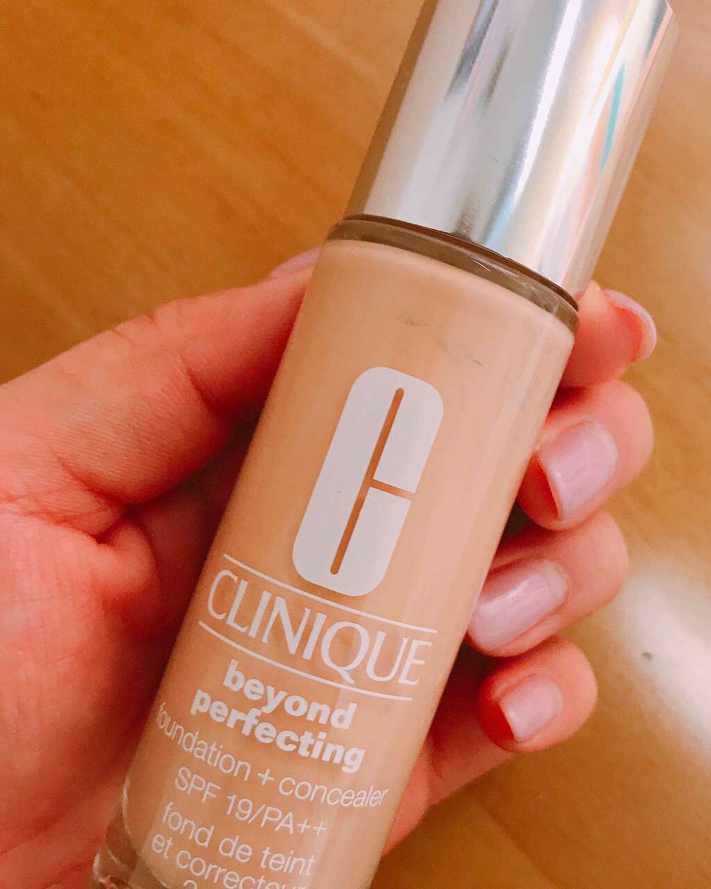 ビヨンド パーフェクティング ファンデーション 19/CLINIQUE/リキッドファンデーションを使ったクチコミ(1枚目)