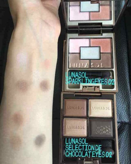 セレクション・ドゥ・ショコラアイズ/LUNASOL/アイシャドウパレットを使ったクチコミ(1枚目)