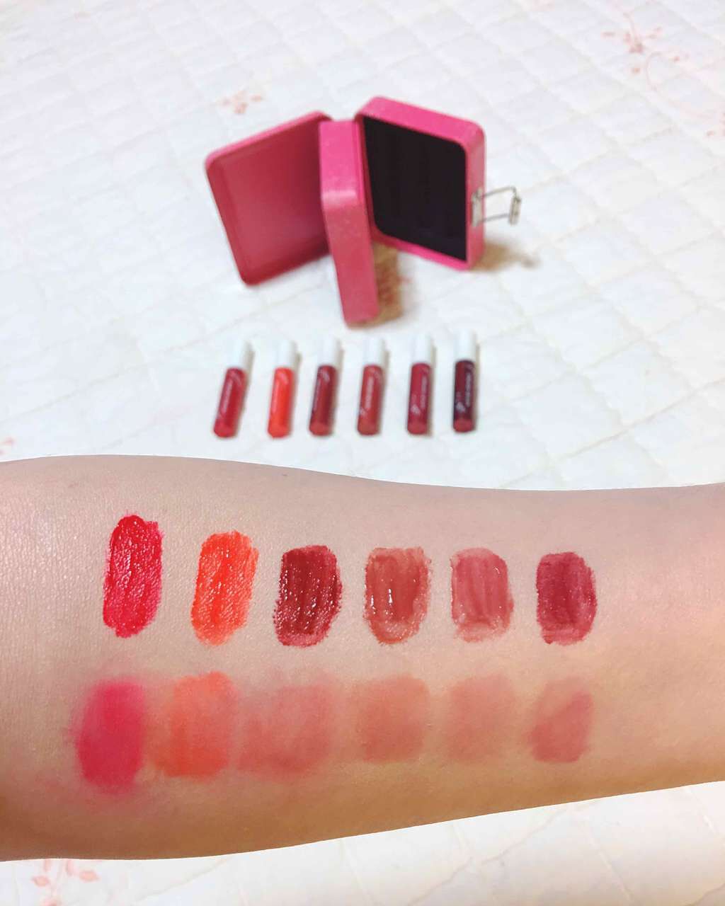 バイフラワー トリプルボリュームティント/ネイチャーリパブリック/口紅を使ったクチコミ（3枚目）