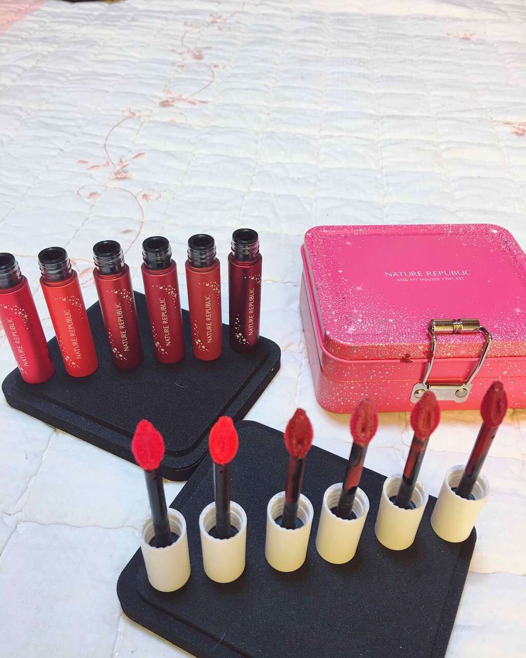 バイフラワー トリプルボリュームティント/ネイチャーリパブリック/口紅を使ったクチコミ（1枚目）