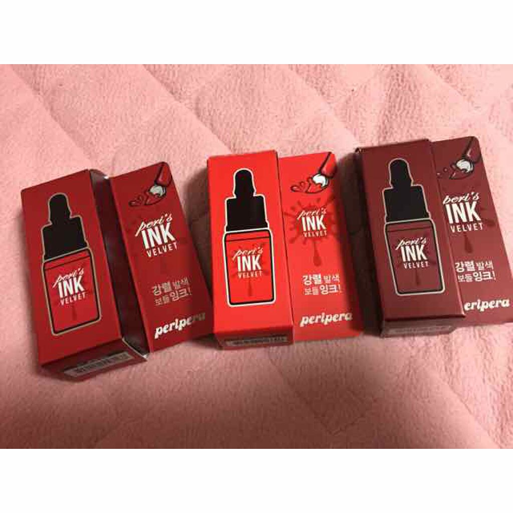インク ベルベット/PERIPERA/口紅を使ったクチコミ(1枚目)
