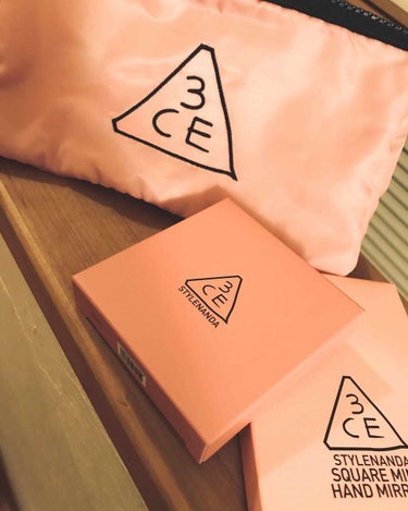 3CE POUCH_SMALL #PINK/3CE/化粧ポーチの画像