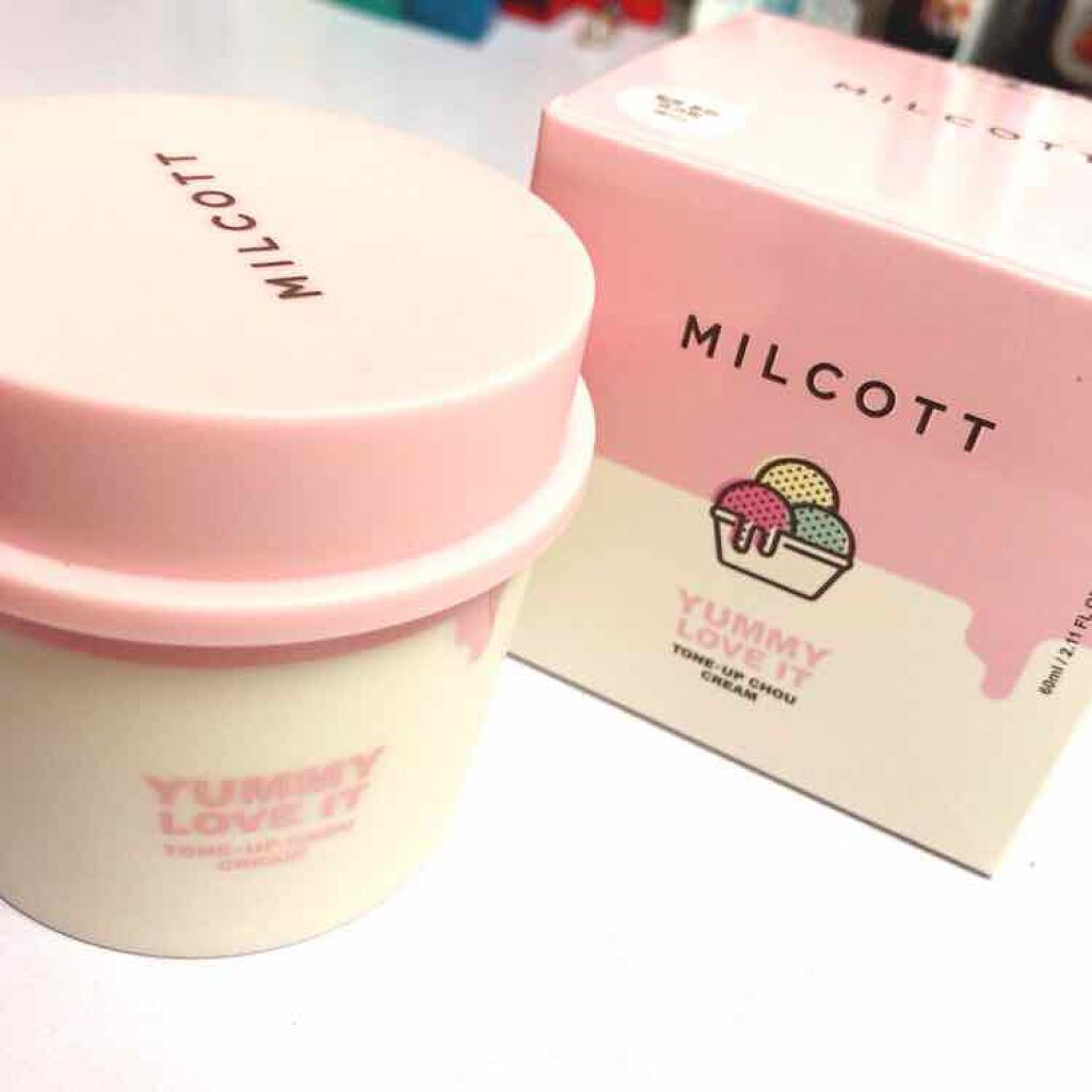 トーンアップシュークリーム/MILCOTT/フェイスクリームを使ったクチコミ(1枚目)