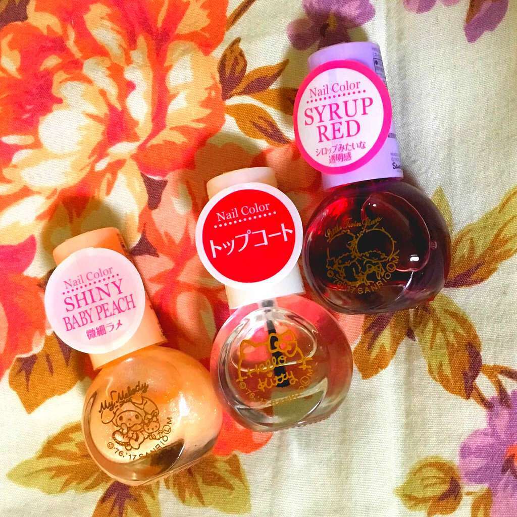 サンリオネイル/DAISO/マニキュアを使ったクチコミ(1枚目)