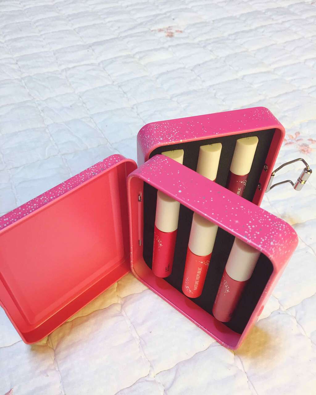 バイフラワー トリプルボリュームティント/ネイチャーリパブリック/口紅を使ったクチコミ（2枚目）