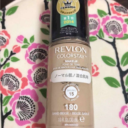 カラーステイ メイクアップ/REVLON/リキッドファンデーションを使ったクチコミ(1枚目)