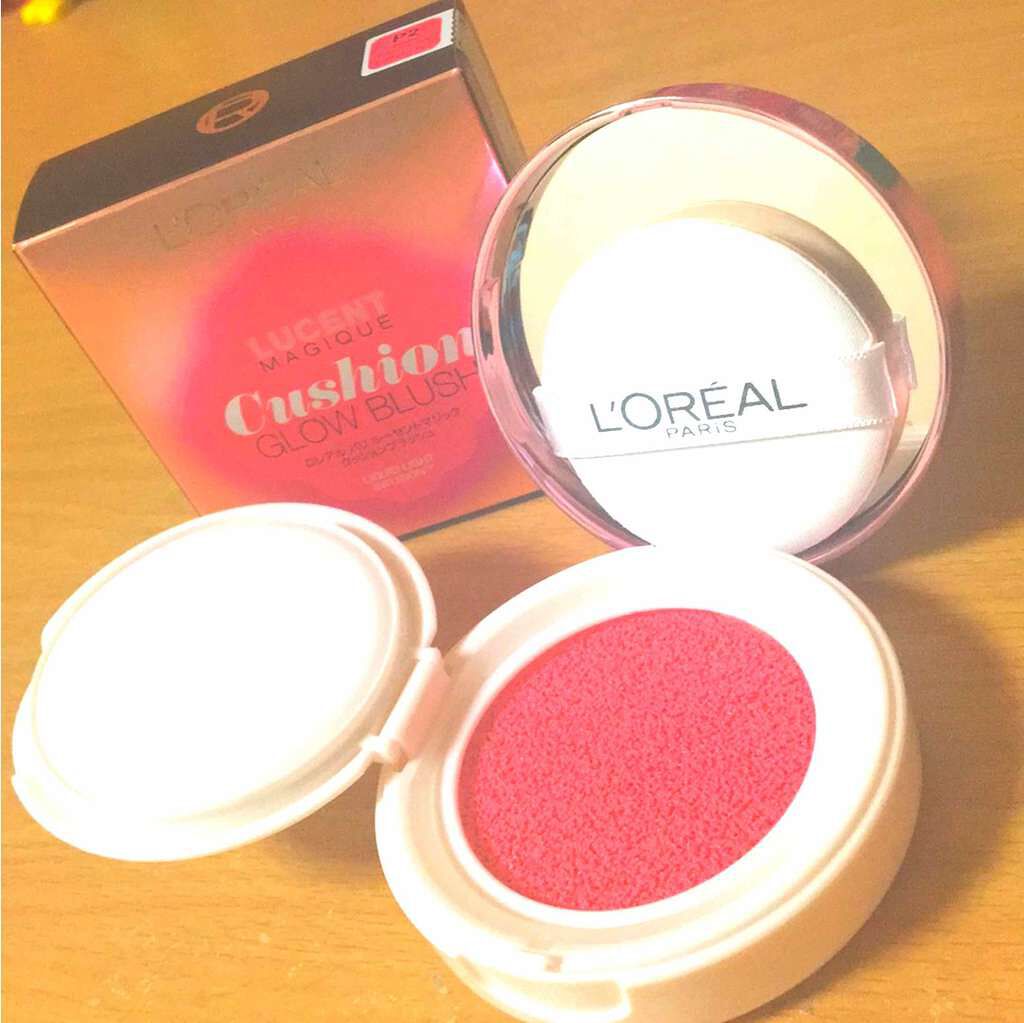 ルーセントマジック クッションブラッシュ/ロレアル パリ/ジェル・クリームチークを使ったクチコミ(1枚目)