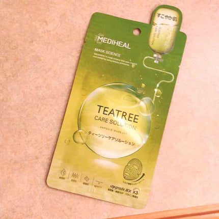 ティーツリーケアソリューション アンプルマスクJEX/MEDIHEAL/シートマスク・パックを使ったクチコミ(1枚目)