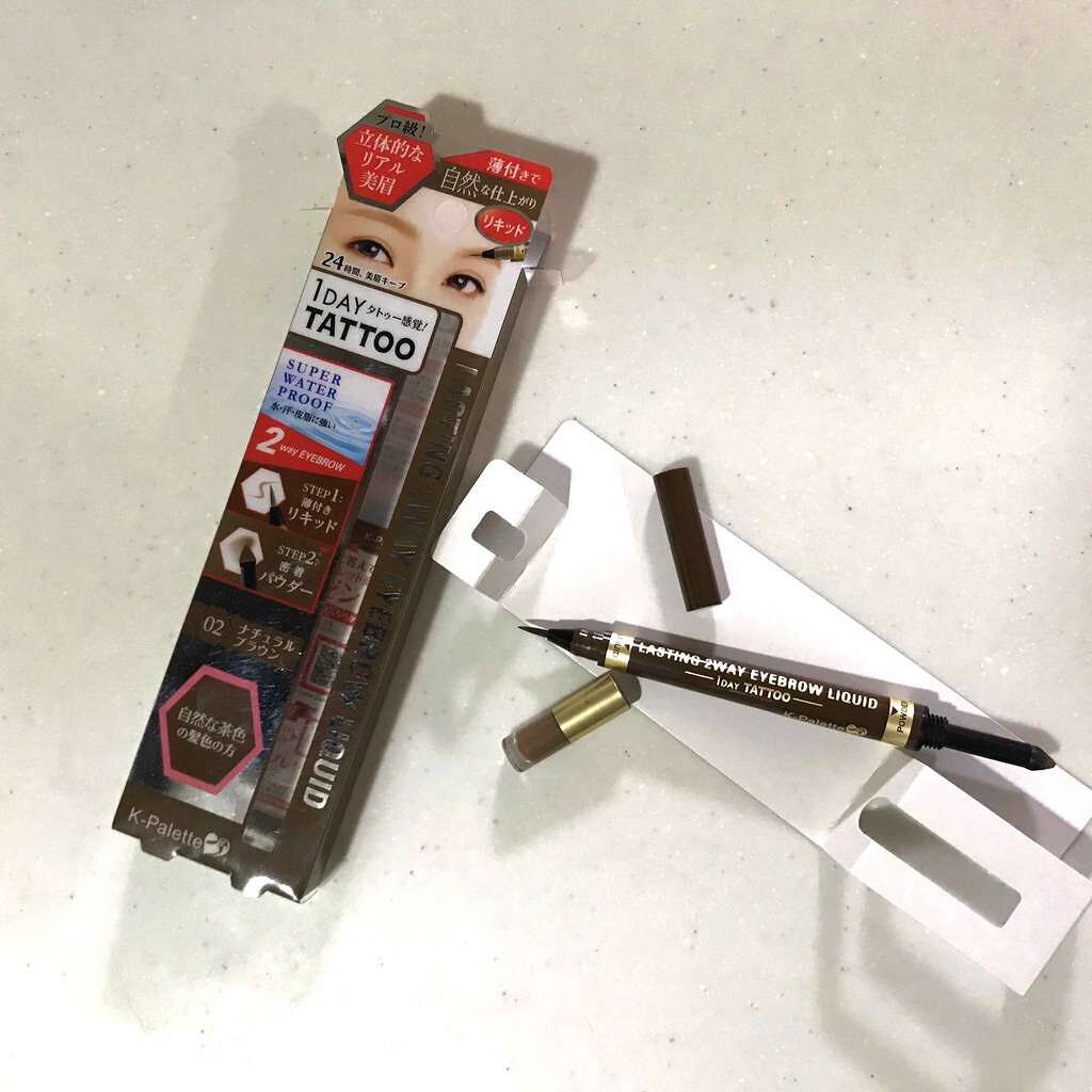 ラスティングツーウェイアイブロウ リキッド(旧)/K-パレット/リキッドアイブロウを使ったクチコミ（1枚目）