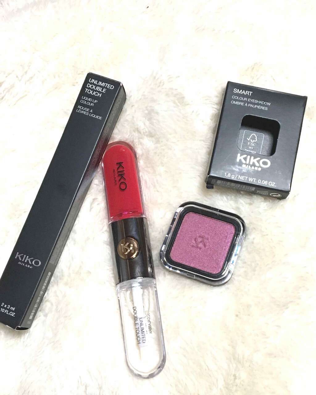 ブライトデュオベイクドアイシャドウ/KIKO/アイシャドウパレットを使ったクチコミ(1枚目)