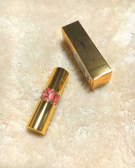 ルージュ ヴォリュプテ シャイン/YVES SAINT LAURENT BEAUTE/口紅を使ったクチコミ(1枚目)