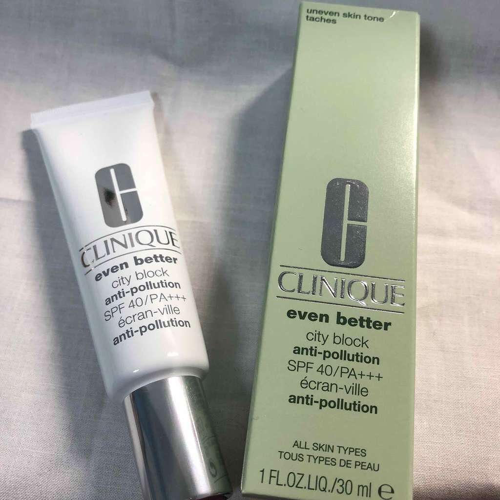 イーブン ベター シティ ブロック ポリュテクション 40 N/CLINIQUE/化粧下地を使ったクチコミ(1枚目)