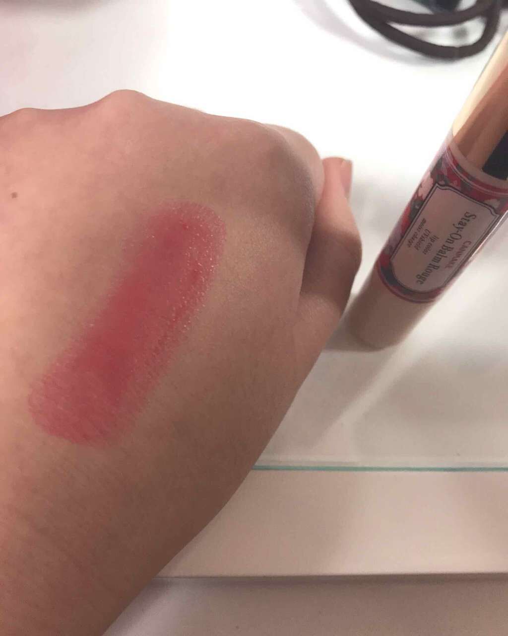 ステイオンバームルージュ/キャンメイク/口紅を使ったクチコミ(1枚目)