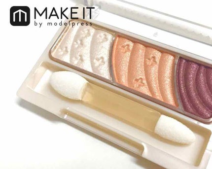 トーンアップアイシャドウ/CEZANNE/アイシャドウパレットを使ったクチコミ(3枚目)