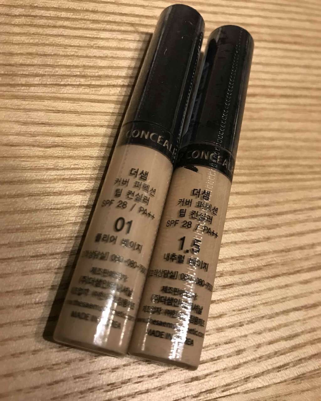 カバーパーフェクション チップコンシーラー/the SAEM/リキッドコンシーラーを使ったクチコミ(2枚目)