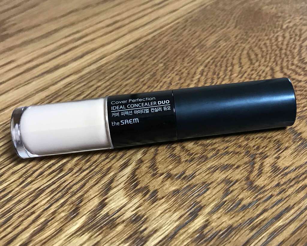 カバーパーフェクション アイディールコンシーラー デュオ/the SAEM/スティックコンシーラーを使ったクチコミ(1枚目)