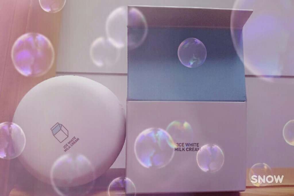 WHITE MILK CREAM/3CE/フェイスクリームを使ったクチコミ(3枚目)