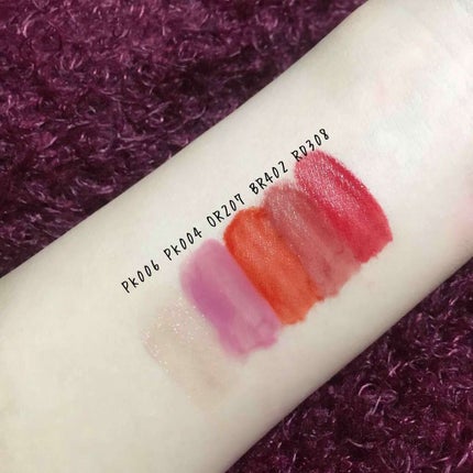 ディアダーリン ウォータージェルティント (アイスティント)/ETUDE/口紅を使ったクチコミ(2枚目)