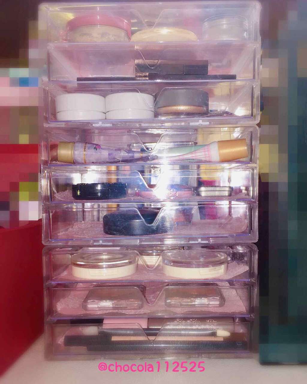 化粧収納ケース/DAISO/その他化粧小物を使ったクチコミ（1枚目）