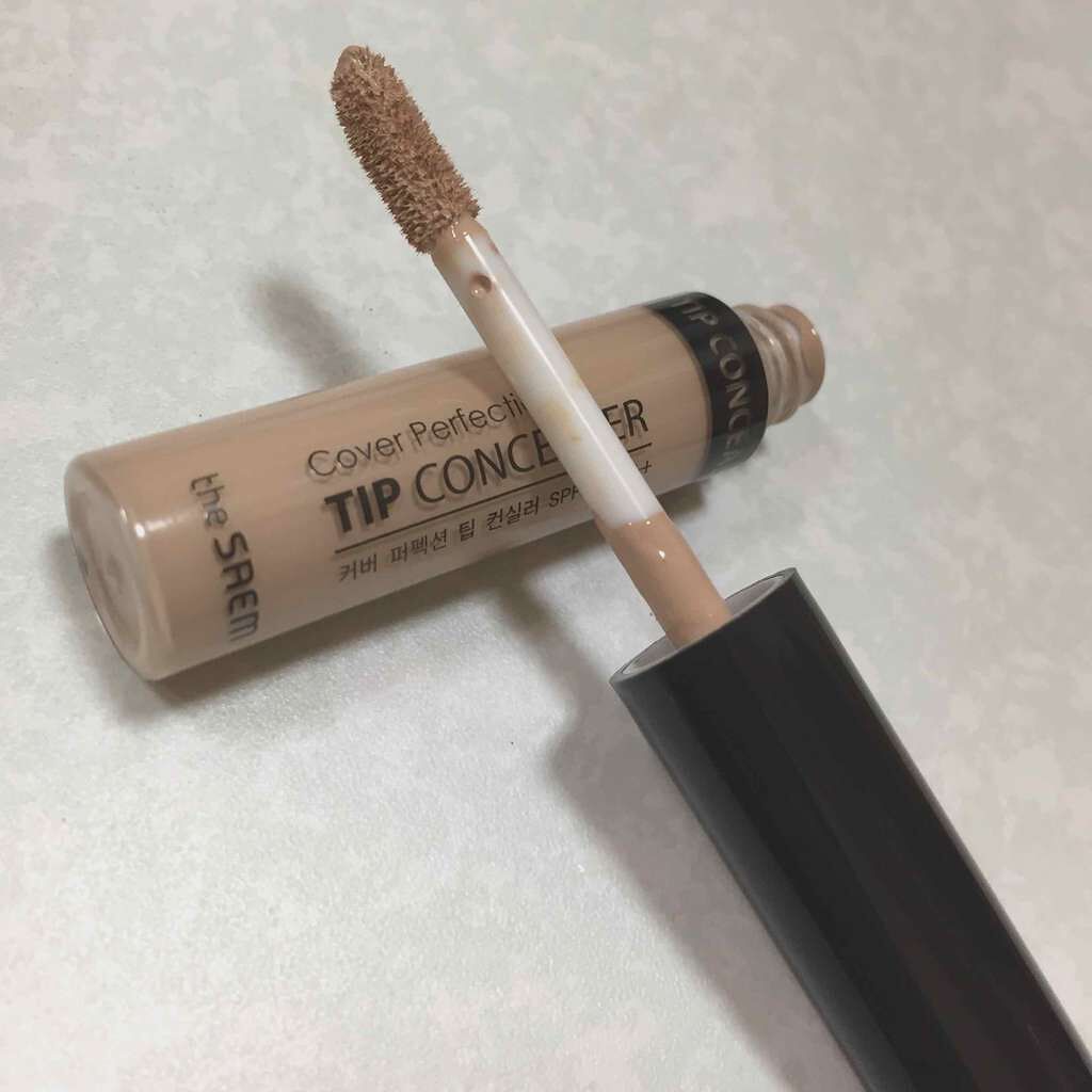 カバーパーフェクション チップコンシーラー/the SAEM/リキッドコンシーラーを使ったクチコミ(2枚目)