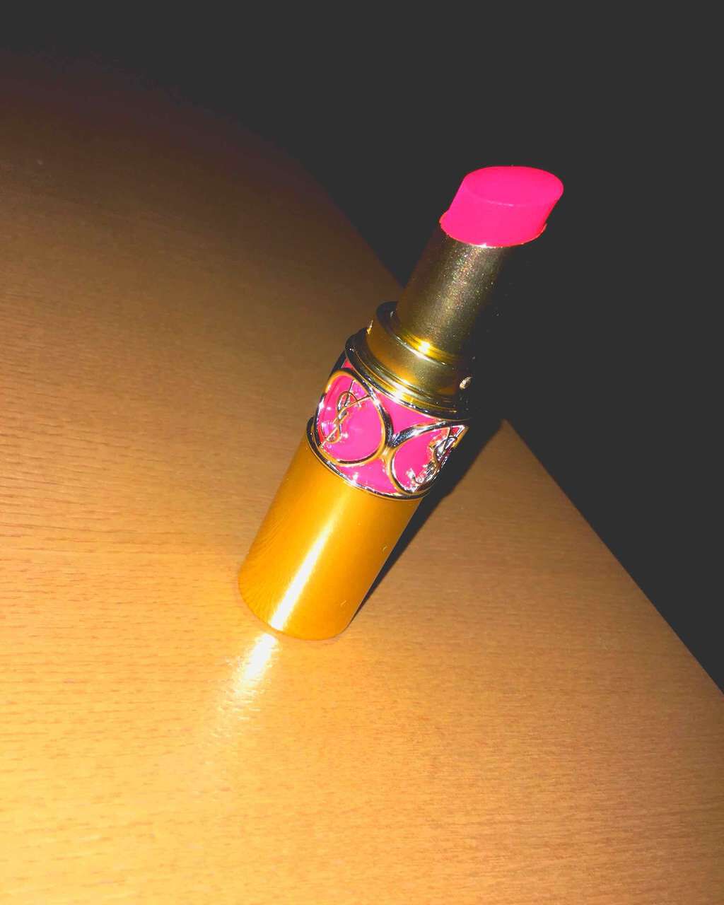 ルージュ ヴォリュプテ シャイン/YVES SAINT LAURENT BEAUTE/口紅を使ったクチコミ(1枚目)