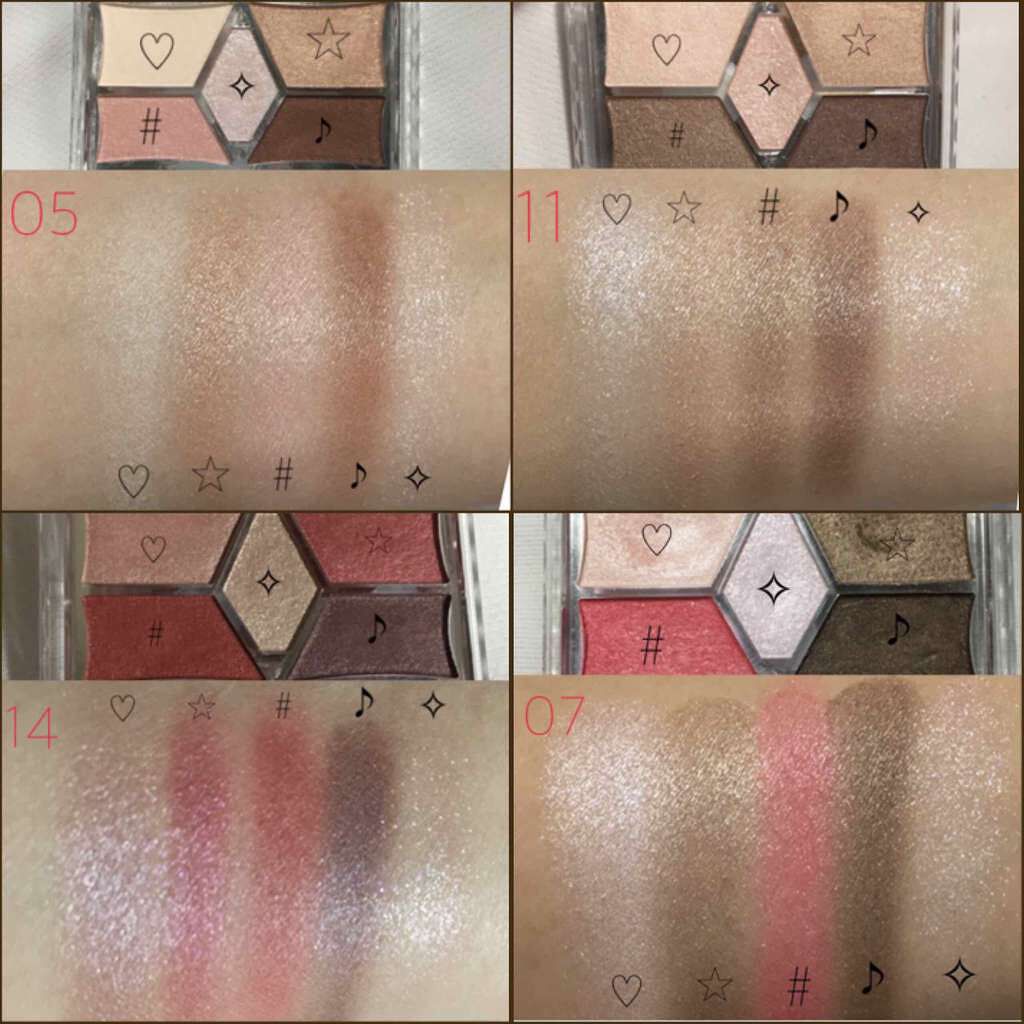 【旧品】パーフェクトスタイリストアイズ/キャンメイク/アイシャドウパレットを使ったクチコミ(2枚目)