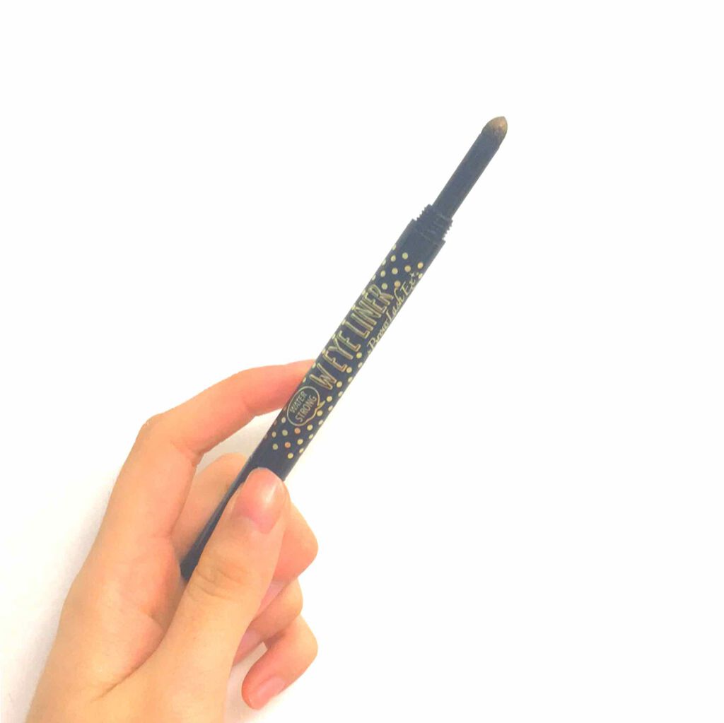 ブロウラッシュ ブロウラッシュEX ウォーターストロングWアイライナーのクチコミ「アイライナーとアイカラーを一つに。

ブラックをチョイスしました。アイライナーの方はまあまあで.....」（3枚目）