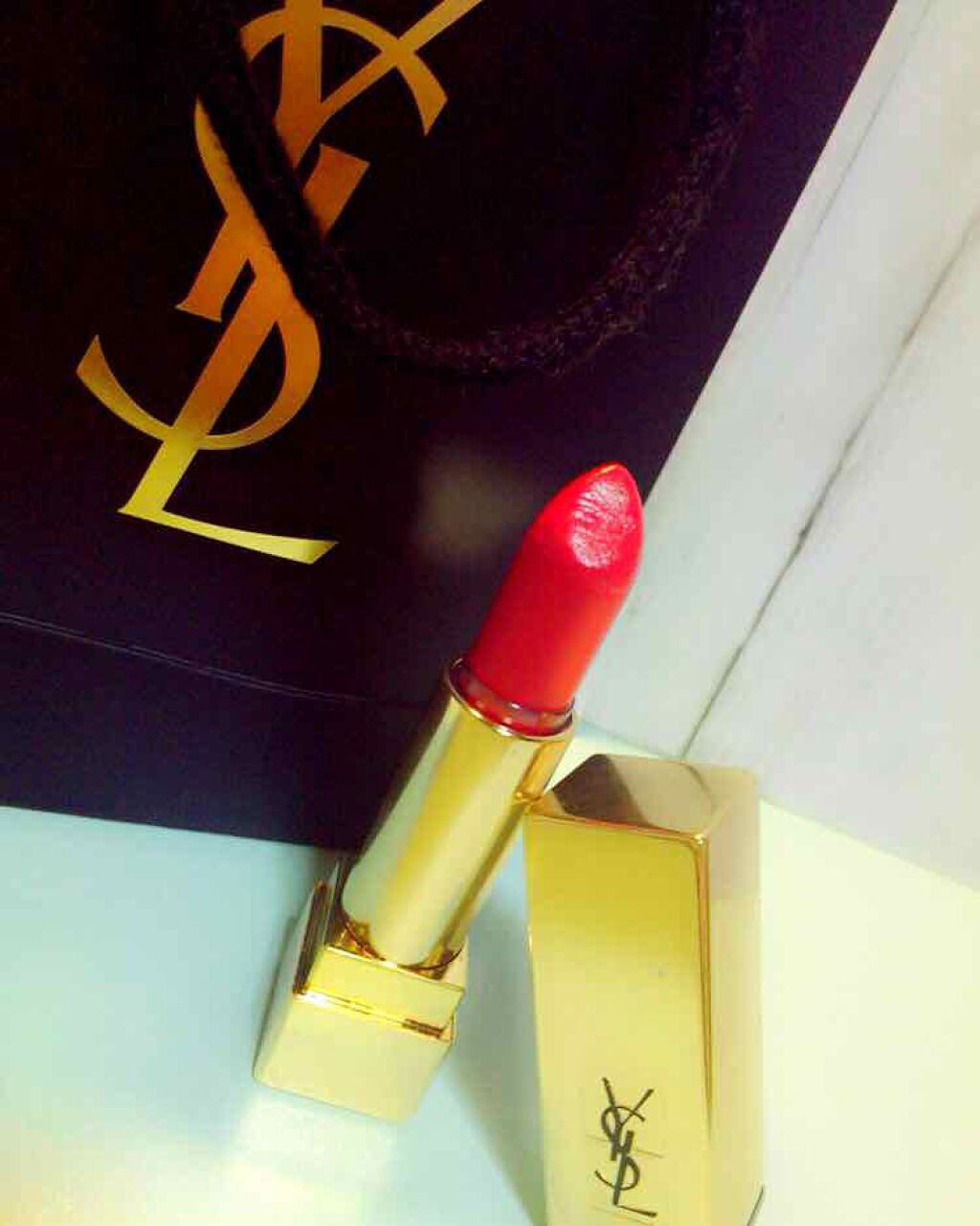 ルージュ ピュールクチュール マット/YVES SAINT LAURENT BEAUTE/口紅を使ったクチコミ(1枚目)