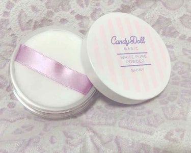 CandyDoll ホワイトピュアパウダー＜シャイニー＞のクチコミ「今までプリマヴィスタのお粉を使っていましたが、今回はこちらのパウダーに挑戦してみました！

使.....」（1枚目）