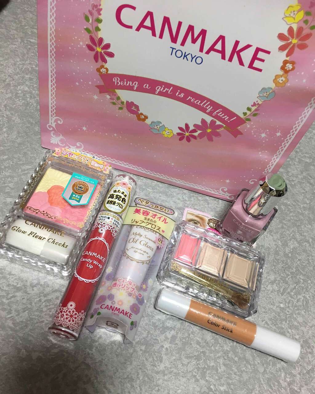 グロウフルールチークス/キャンメイク/パウダーチークを使ったクチコミ(1枚目)