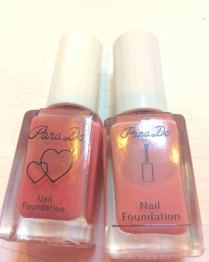 ネイルファンデーション/パラドゥ/マニキュアを使ったクチコミ(1枚目)