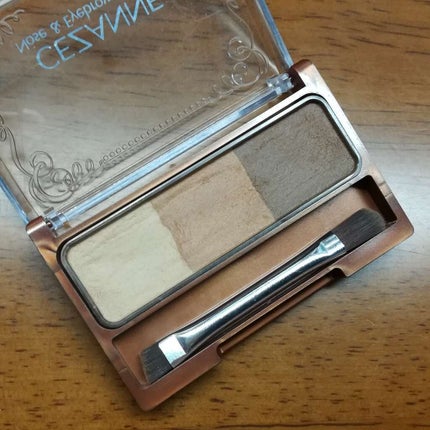 ノーズ&アイブロウパウダー/CEZANNE/パウダーアイブロウを使ったクチコミ(3枚目)