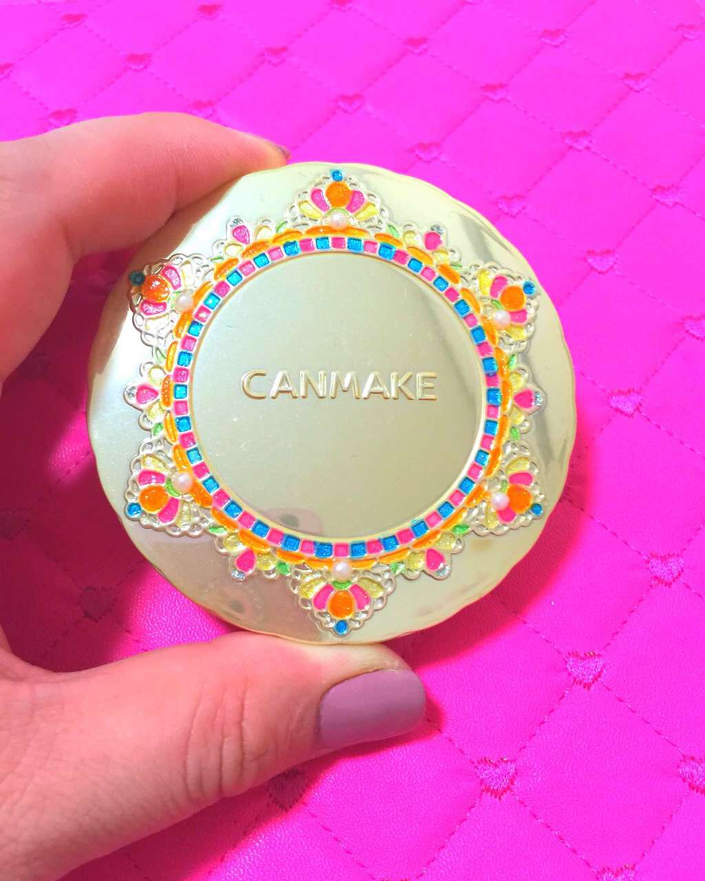 【旧品】マシュマロフィニッシュパウダー/キャンメイク/プレストパウダーを使ったクチコミ（1枚目）