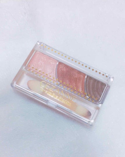 トーンアップアイシャドウ/CEZANNE/アイシャドウパレットを使ったクチコミ(1枚目)