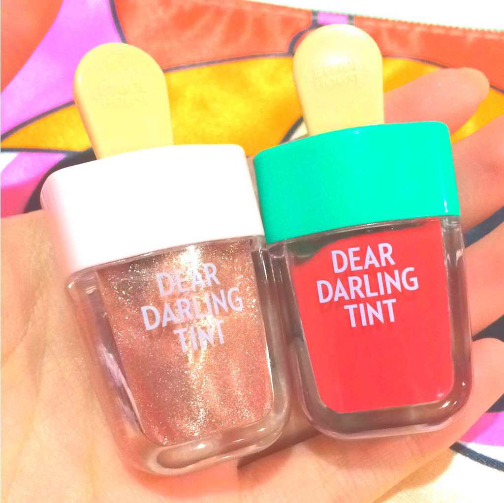 ディアダーリン ウォータージェルティント (アイスティント)/ETUDE/口紅を使ったクチコミ(1枚目)