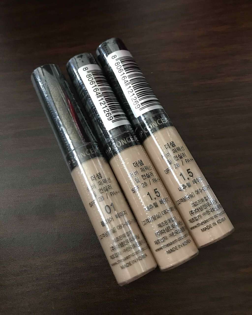 カバーパーフェクション チップコンシーラー/the SAEM/リキッドコンシーラーを使ったクチコミ(1枚目)