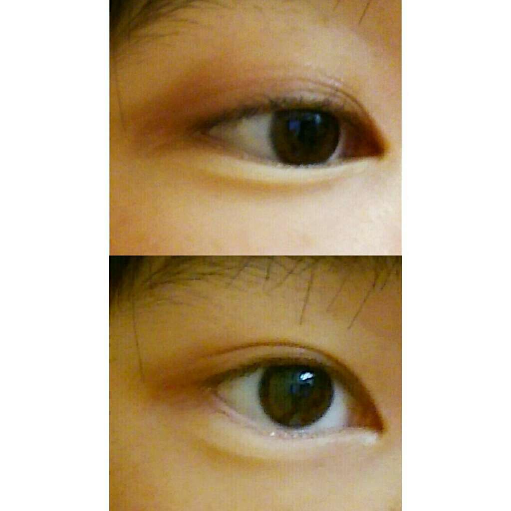 ツーカラー アイシャドウ ラメシリーズ/CEZANNE/アイシャドウパレットを使ったクチコミ（2枚目）