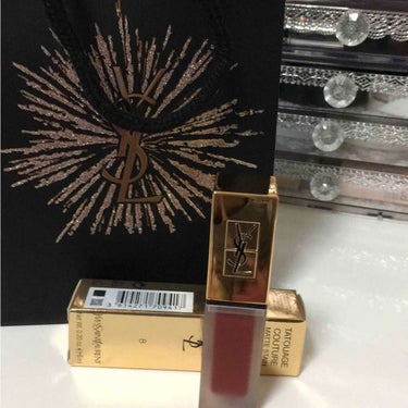 YVES SAINT LAURENT BEAUTE タトワージュ クチュールのクチコミ「今日は、サンローランにいき、タトワージュクチュール8を
買ってきました❤️
ヴォリュプテシャイ.....」（1枚目）