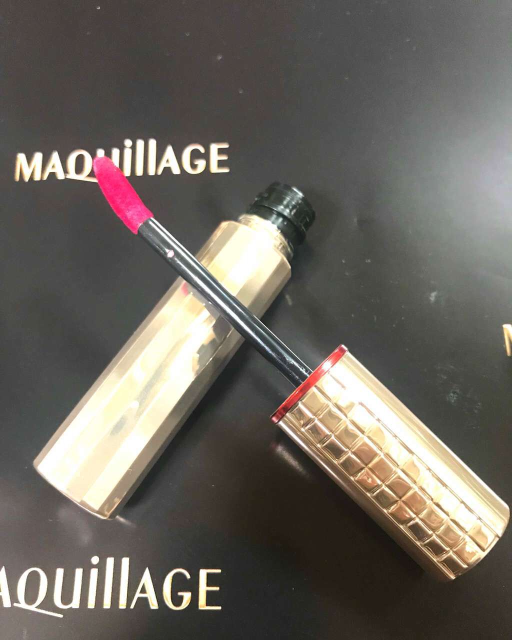 ウオータリールージュ/マキアージュ/リップグロスを使ったクチコミ(2枚目)