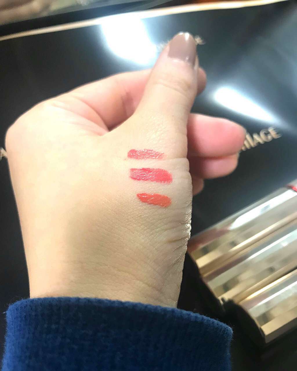 ウオータリールージュ/マキアージュ/リップグロスを使ったクチコミ(3枚目)