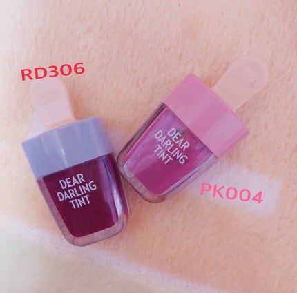 ディアダーリン ウォータージェルティント (アイスティント)/ETUDE/口紅を使ったクチコミ(1枚目)