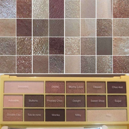 アイラブチョコレート/MAKEUP REVOLUTION/アイシャドウパレットを使ったクチコミ(2枚目)