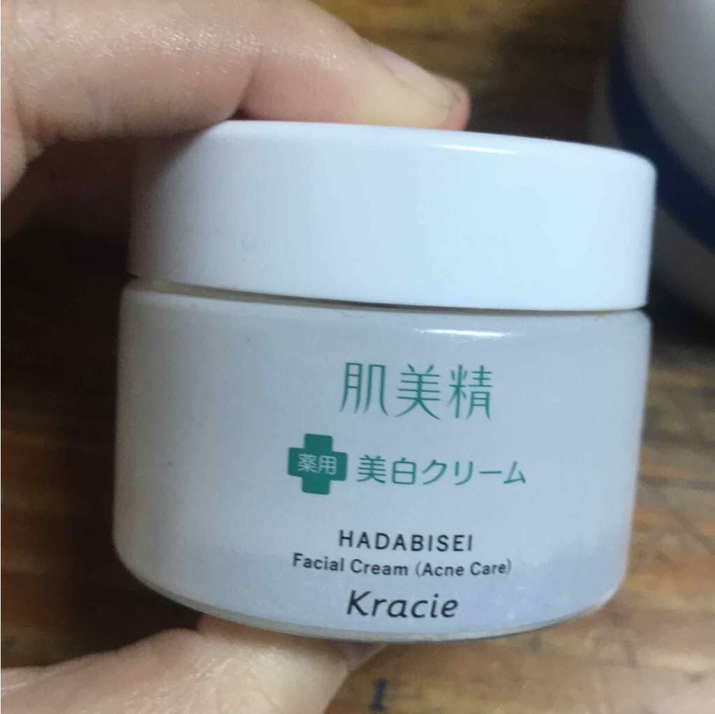 大人のニキビ対策 薬用美白クリーム/肌美精/フェイスクリームを使ったクチコミ（1枚目）