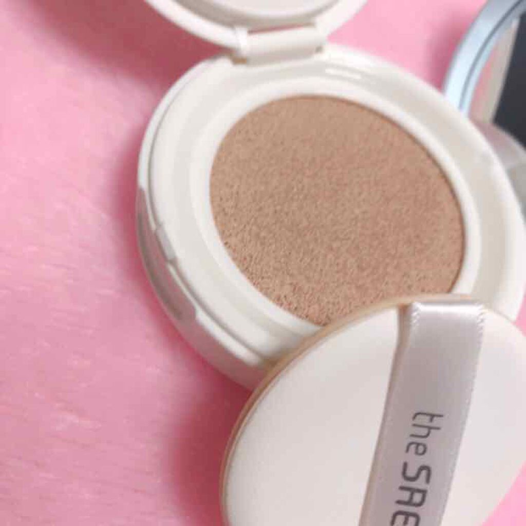 Eco Soul CC Cushion (SPF50+/PA+++)/the SAEM/クッションファンデーションを使ったクチコミ（2枚目）