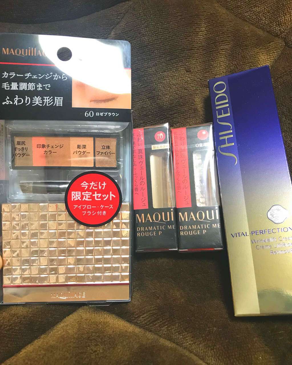 アイブロースタイリング 3D＆ケース 限定セット/マキアージュ/パウダーアイブロウを使ったクチコミ（1枚目）